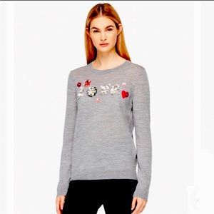 kate spade new york embellished sweater